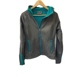 REI Co Op Jacket Womens Small Gray Hoodie Sweatshirt‎ Outdoors Camping Hiking